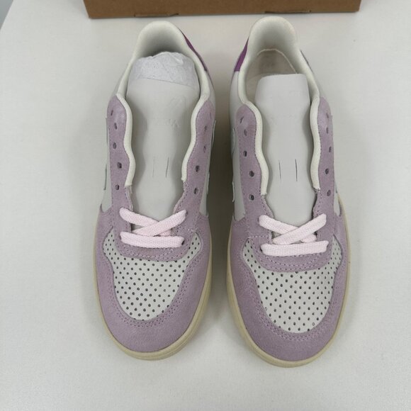 Veja V-10 Leather Sneakers size 8 Women's 39 EU Gravel/Menthol/Parme Trainers - Picture 4 of 12